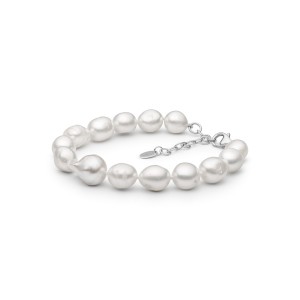 Bratara perle naturale albe si argint DiAmanti 234-118B-G (Argint 925‰ 1,7 g.)